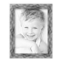thumbnail image 2 of ArtToFrames 9" x 12" Hammered Steel Metallic Picture Frame, 9x12 inch Silver Wood Poster Frame (WOM-5264),  Pack, 2 of 7
