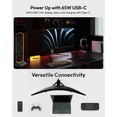 thumbnail image 5 of Pixio PXC348C Neo 34 inch 180Hz Refresh Rate UWQHD 1440p Ultrawide Resolution 1000R Curve Fast VA Panel 1ms Response Time USB-C Displayport 65W Charging Adaptive Sync HDR Curved Gaming Monitor, 5 of 7