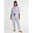 thumbnail image 2 of Joyspun Women's Fleece Sleep Joggers, Sizes XS to 3X, 2 of 6