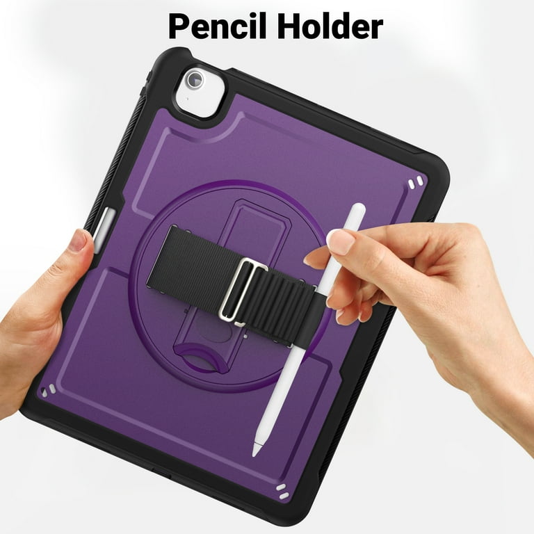 ELEHOLD Case for Apple iPad Air 13 (2024),Soft TPU Rugged Durable