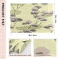 thumbnail image 4 of Soft Trees on Yellow Background Reversible Placemat Non Slip Coffee Mat 18x12 Inch for Dining, Kitchen, Coffee, 4 of 9