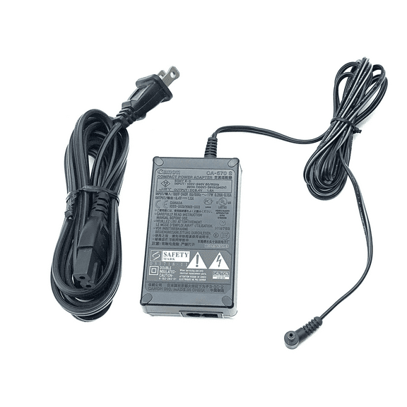 Pre-Owned Genuine Canon Compact Power Supply Adapter CA-570 S - Original Camcorder Charger