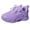 1167#Purple, variant on Women's Sneakers Low-top Women's Breathable Solid Color Mesh Sneakers, Lace Up Platform Casual Trainers