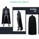 thumbnail image 5 of Disfraz de Batman para fiesta de Halloween para hombre, disfraz de carnaval, cumpleaños, disfraz de Justice Dawn COS, capa ajustada para adulto, regalo de Mne, 5 of 5