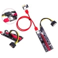 thumbnail image 4 of Pcie Riser 1X A 16X Extensión De Gráficos Para Gpu Mining Powered Riser Tarjeta Adaptadora 60Cm Cable Usb 3.0 4 Capacitores Sólidos Speravity EL017018-02, 4 of 5