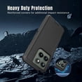 thumbnail image 5 of Entronix Heavy Duty Case Compatible with Moto G Power 2025, Shockproof Dustproof Protective Hard Cover, Black, 5 of 6