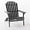 Dark Grey, variant on Christopher Knight Home Hanlee Acacia Wood Folding Adirondack Chair, Dark Grey