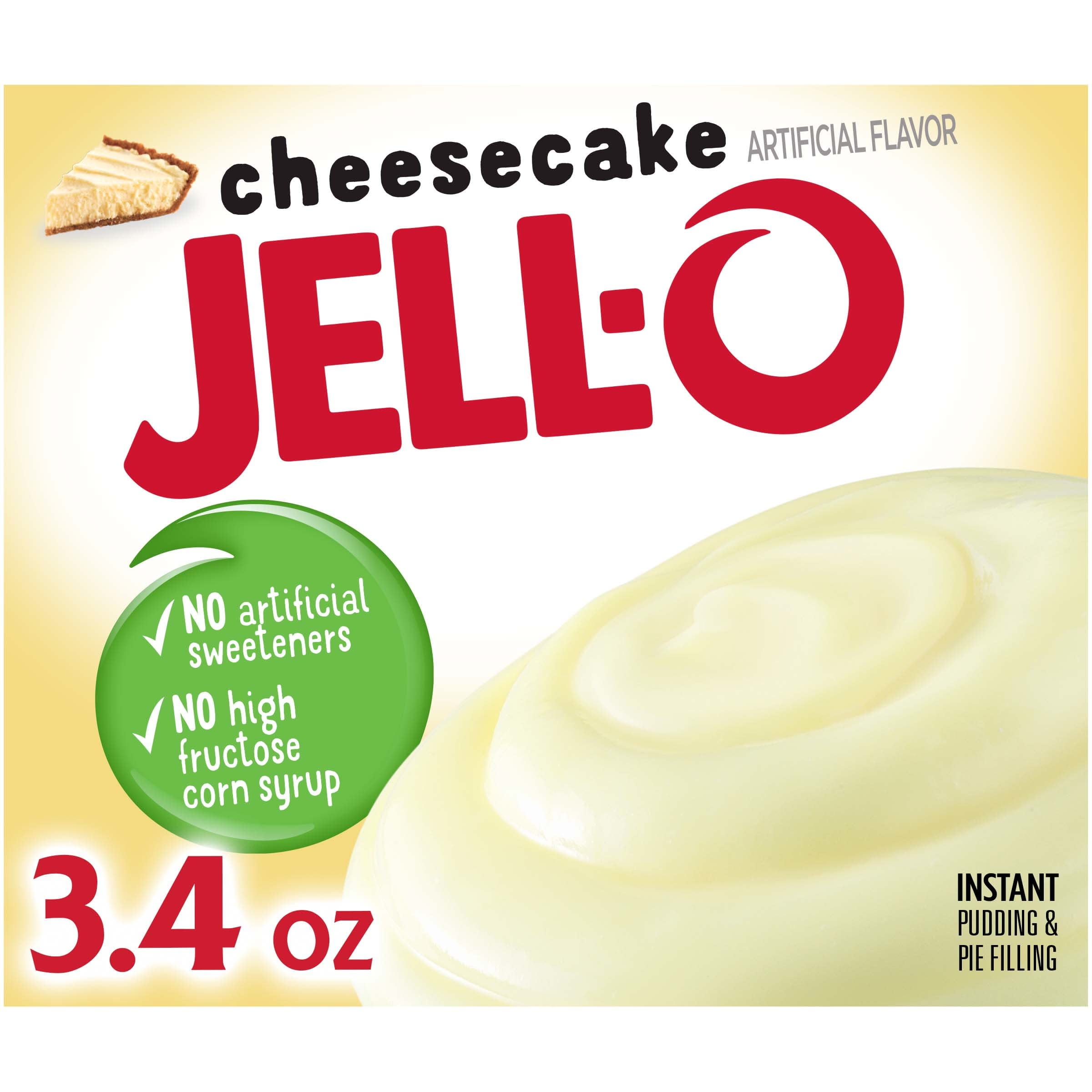Jell-O Cheesecake Instant Pudding & Pie Filling Mix, 3.4 oz Box