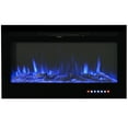 thumbnail image 6 of SESSLIFE 36" Fireplace Heater Insert, Remote Control Electric Fireplace for Inside, Wall Mounted & Insert Fireplace, 9 Flame Colors and Adjustable Temperature, ETL Listed, TE1984, 6 of 10