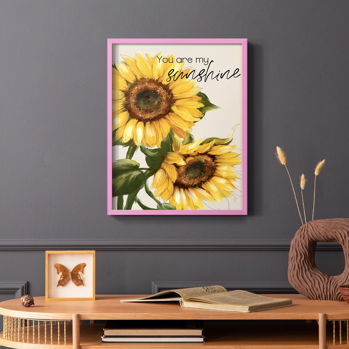 You Are My Sunshine Framed Print - Solid Wood in Single Picture Frame Solid Wood 2 Framed Print