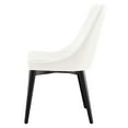thumbnail image 5 of Side Dining Chair, White, Velvet, Modern Contemporary, Kitchen Room Cafe Bistro Restaurant Hospitality, 5 of 10
