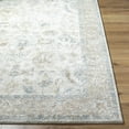 thumbnail image 3 of Hauteloom Uriel Living Room, Bedroom Area Rug - Traditional - High Pile - Light Silver, Ash, Metallic Silver - 6'7" x 9'2", 3 of 6