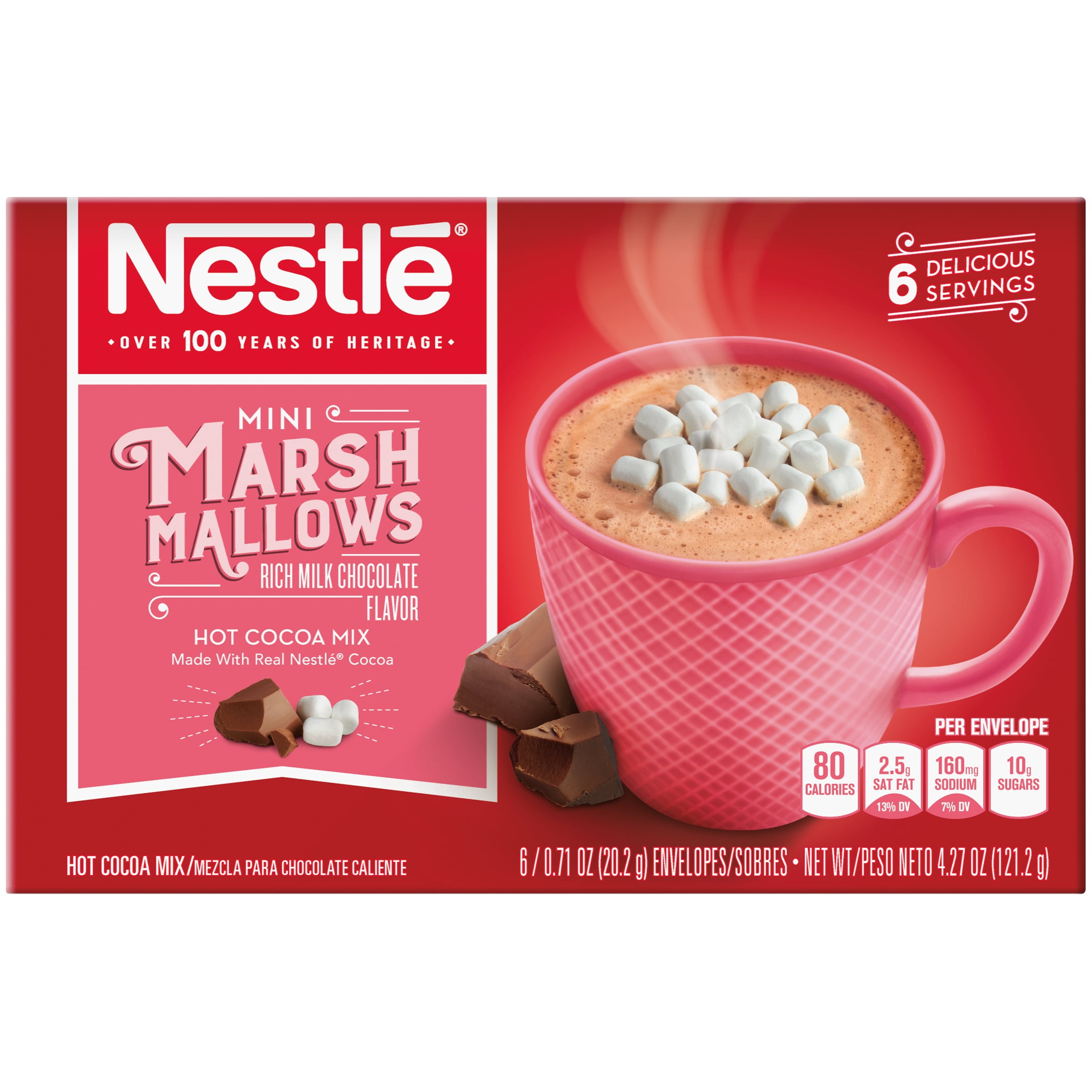 Nestle Mini Marshmallows Hot Cocoa Mix 60.71 oz. Packets