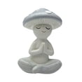 thumbnail image 2 of Estatua de hongo de meditación, figura decorativa, bonito adorno de mesa para escritorio. Estilo B, 2 of 9