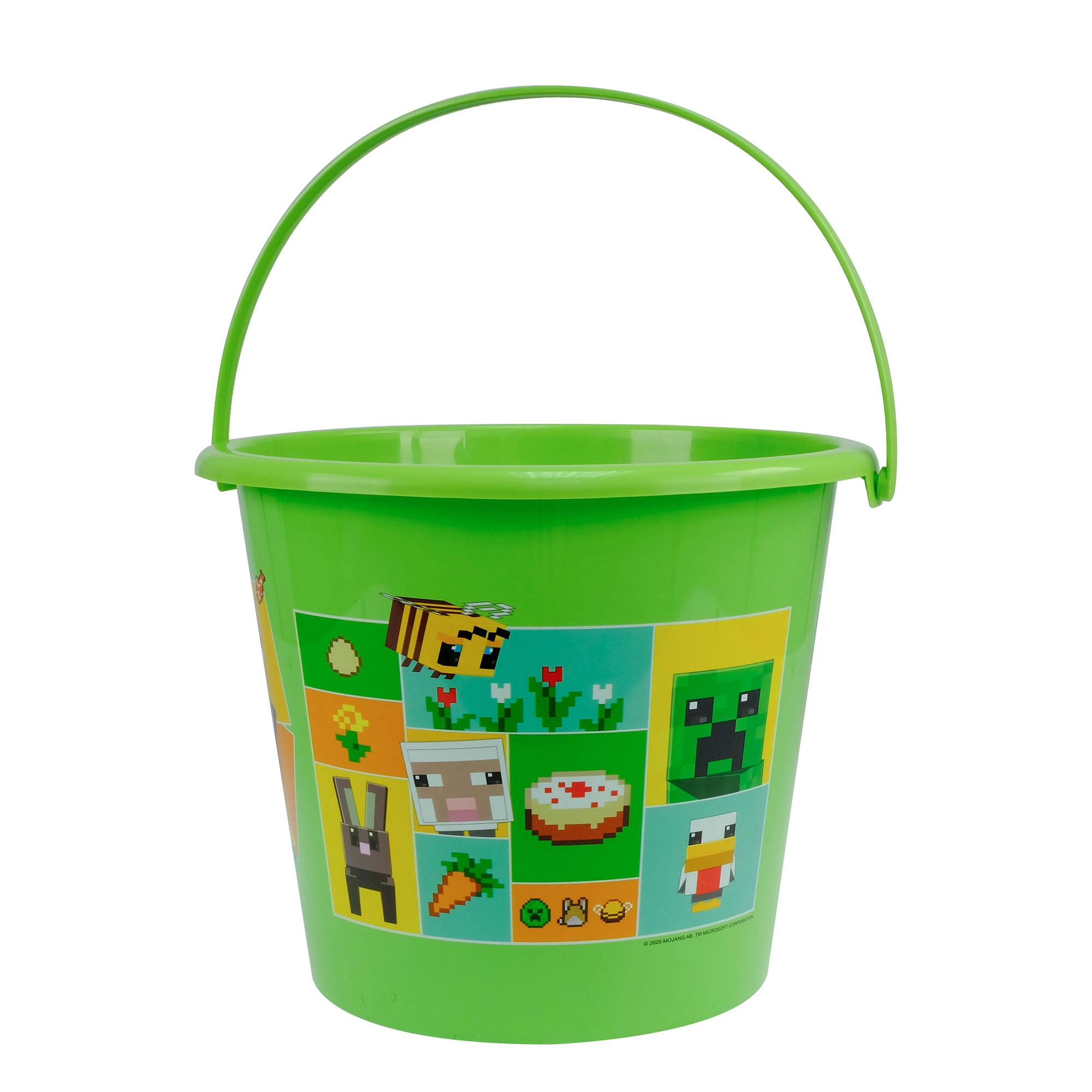 Seau de Pâques géant en plastique Minecraft, vert, par Ruz