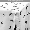 thumbnail image 4 of Half Moon Dog Crate Cover, Repetitive Crescent Halloween Inspired Simplistic Pattern Plain Background, Easy to Use Pet Kennel Cover Small Dogs Puppies Kittens, 7 Sizes, Dimgray and White, by Ambesonne, 4 of 6