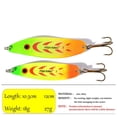 thumbnail image 4 of 3D Eye Paillette Single Hooks Spinner Fishing Lure Spoon Fishing Tackle Metal Bait Artificial Lure 10.5CM STYLE 7, 4 of 8