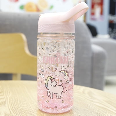 

New Botol Air Unicorn Botol Smiggle Unicorn Summer Ice Cup Portable Sports Water Bottle Botol Air Budak