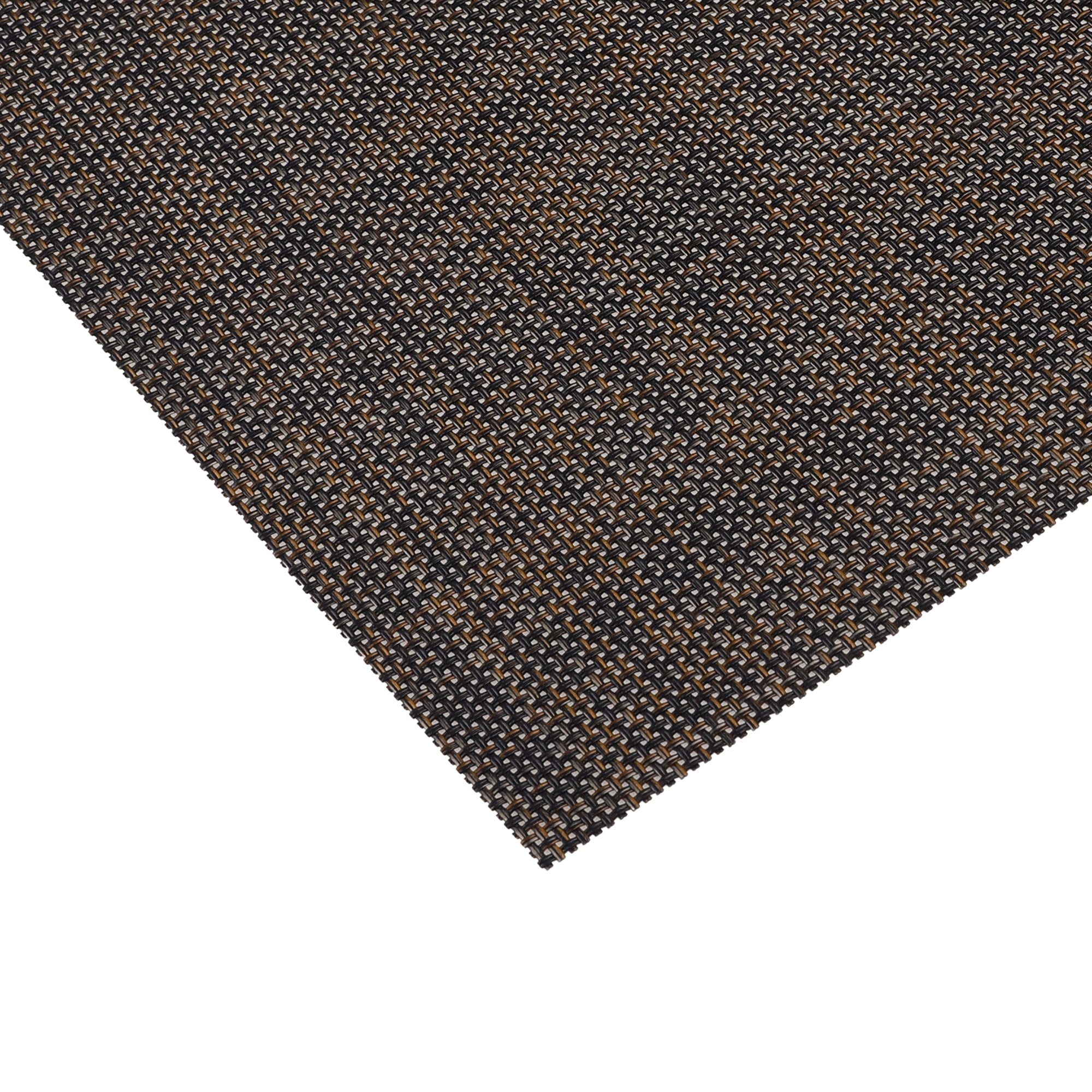 Unique Bargains Durable Placemats for Dining Table, Resistant Kitchen Place Mats Set of 6 Black Brown 18" x 12"