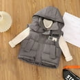 thumbnail image 6 of LYMAYTER Girls Boys down Cotton Vest Kids Baby Fall Winter Printed Waistcoat for Toddler Sleeveless Thickened Jacket for 3-10 T, 6 of 9