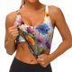 thumbnail image 3 of Balery Colorful Wildflower Meadow Sujetadores deportivos con espalda cruzada para mujer, acolchados, sin costuras, de alto impacto, ideales para yoga, gimnasio, entrenamiento y fitness.-Medium, 3 of 8