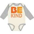 thumbnail image 3 of Inktastic Be Kind Logo In Orange Boys or Girls Long Sleeve Baby Bodysuit, 3 of 5