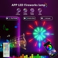 thumbnail image 6 of Clearance!WiFi Bluetooth Smart Fireworks LED Light Outdoor, LED Fireworks Sparkler Lights Outdoor Tall, LED Firework Lights Music/Mic Sync with Firework Launch Effect Remote & APP Control(1.5M), 6 of 9