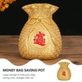 thumbnail image 5 of GETAJGHSD Resin Coin Bank Jar Golden For Living Room 1Pack 5.7x4.7x4.3in, 5 of 8