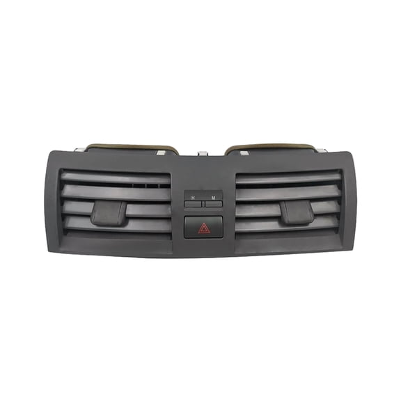 Center Dash Air Vent Panel For Toyota Camry 2006-2011, Dashboard Vent Replacement OEM 55650-06120, Center Console Dashboard A/C Outlet Trim Cover-Middle two buttons-black