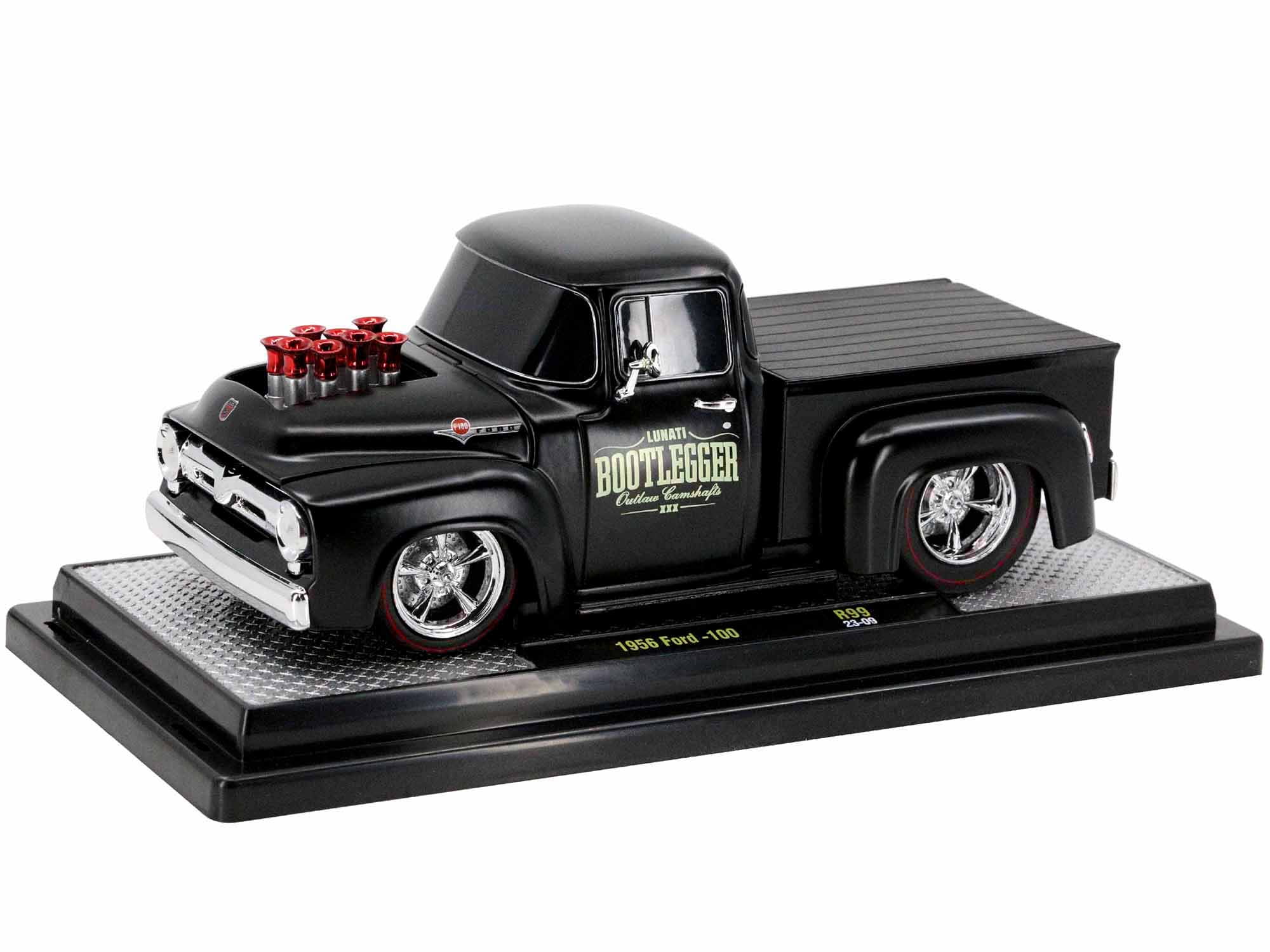 1956 Ford F-100 Pickup Truck Matt Black 