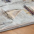 thumbnail image 5 of Addison Rugs Dream Shag Premium Machine Washable Transitional Sailboat Sky Round Rug, 8' x 8', 5 of 8