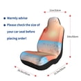 thumbnail image 4 of Naloa The Sunset of Dandelion Car Seat Covers 2PCs Front Car Seat Covers Universal fit for Most Cars SUVs and Trucks - 2 PCS, 4 of 5
