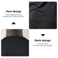 thumbnail image 4 of Summer ice silk seamless pocket Men's large loose casual sports t-shirt elastic 2pcs, 4 of 5
