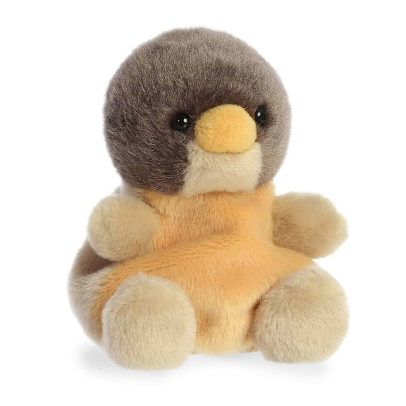 Aurora - Mini Brown Adorable Stuffed Animal - 4.5" Rudi Robin - Palm Pals