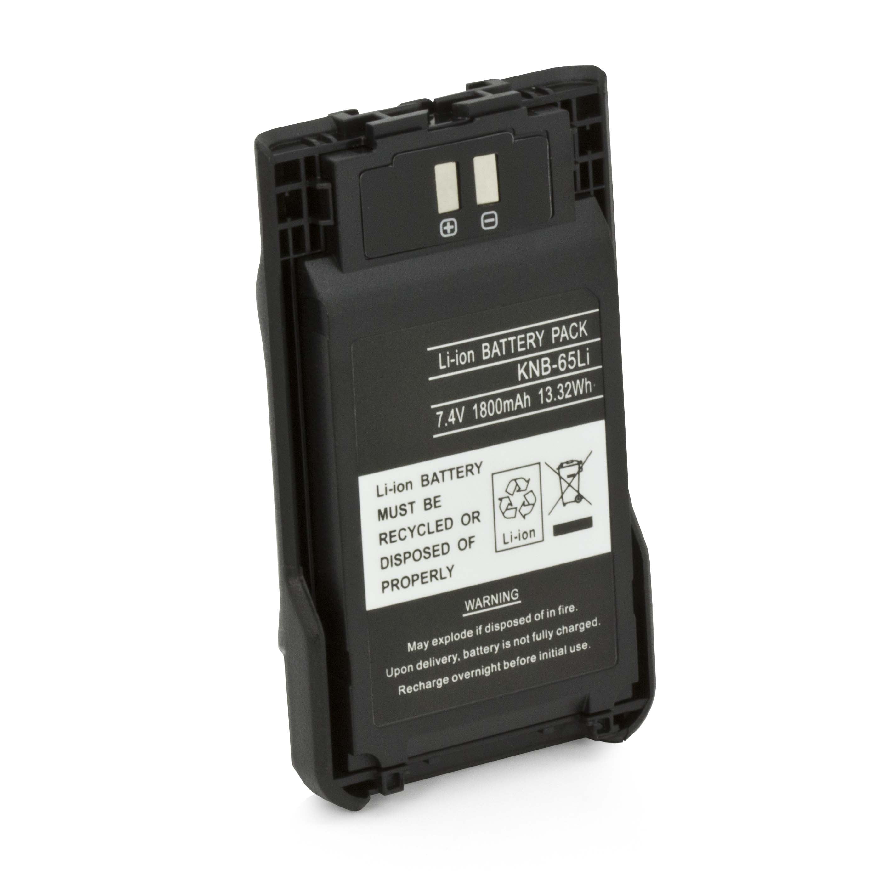 1800mAh Li-Ion KNB-65L Battery for KENWOOD TH-K20A TH-K20E TH-K40A TH-K40E Radio
