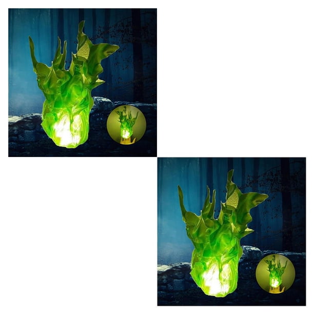 Wosthever Halloween Floating Fireball Props Role-Playing Visualized Decor en Type1 NO1