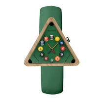 Men's Quartz Watch Creativity Billiard-Inspired Watch Dial with Colorful Hands and Silicone Strap Surprise Gifts for Men
