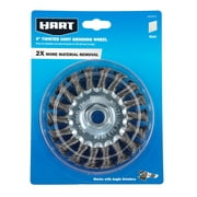 HART 4-inch Twisted Knot Grinding Wire Wheel