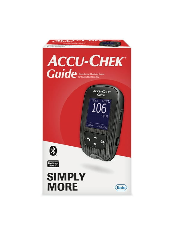 Accu-Chek Guide Meter for Diabetic Blood Glucose Testing