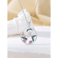 thumbnail image 5 of CACA LADY Frog Necklaces Sterling Silver 925 Frog Lotus Necklace Pendant Frog Jewelry Gifts for Women Wife Friends, 5 of 6