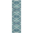 thumbnail image 2 of Addison Rugs Chantille Indoor/Outdoor Transitional Waves Teal Washable Runner Rug, 2'3" x 7'6", 2 of 6