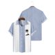 thumbnail image 4 of Men's Hawaiian Printed Button Short Sleeve Shirts Men's Casual Fashion Short Sleeve Shirts 4XL, 4 of 4