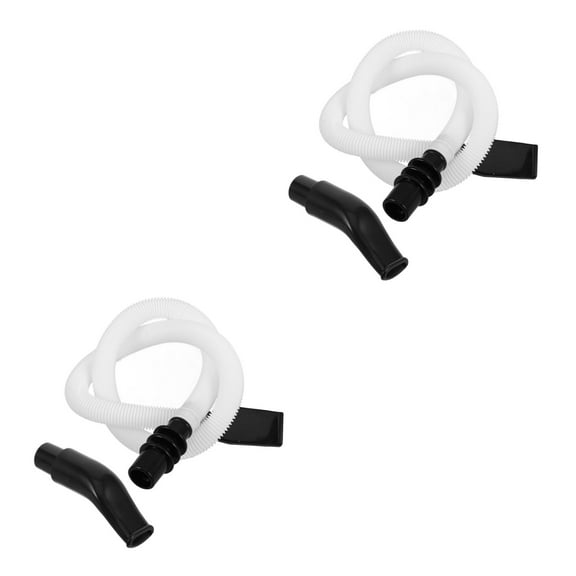 WORGEOUS 2 Sets Plastic Flexible Air Keyboard Tube And Mouthpiece Replacement Tube Pianica Musical Instrument Accessory For Melodica