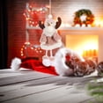 thumbnail image 3 of Adornos navideños Muñeco de nieve de peluche Colgante Accesorios de fotografía Suministros para fiestas navideñas Alce, 3 of 7