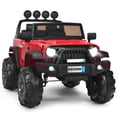 thumbnail image 1 of Gymax Electric Kids Ride On 12V Truck Car w/ MP3 Remote Control Red, 1 of 9