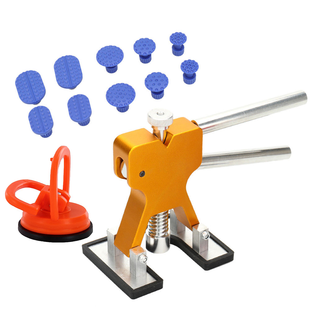 Paintless Dent Repair Tools Kits Dent Lifter Puller with 10pcs Glue