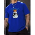 thumbnail image 4 of Playera De Hombre Hiphop Oversize Manga Corta Nasa Bear, 4 of 5