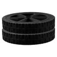 thumbnail image 1 of Miangastore 8.8 Inch Plastic Wheel Set Replacement Parts For Bbq Lawn Mower Shopping Cart And Air Compressor, 1 of 9