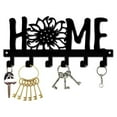 thumbnail image 3 of kchsji Sunflower Metal Key Holder Wall Hook with Screws, Rustic Decorative Keychain Rack for Entryway Porch Bedroom, Strong Multipurpose Organizer for Keys & Small Items, 3 of 9