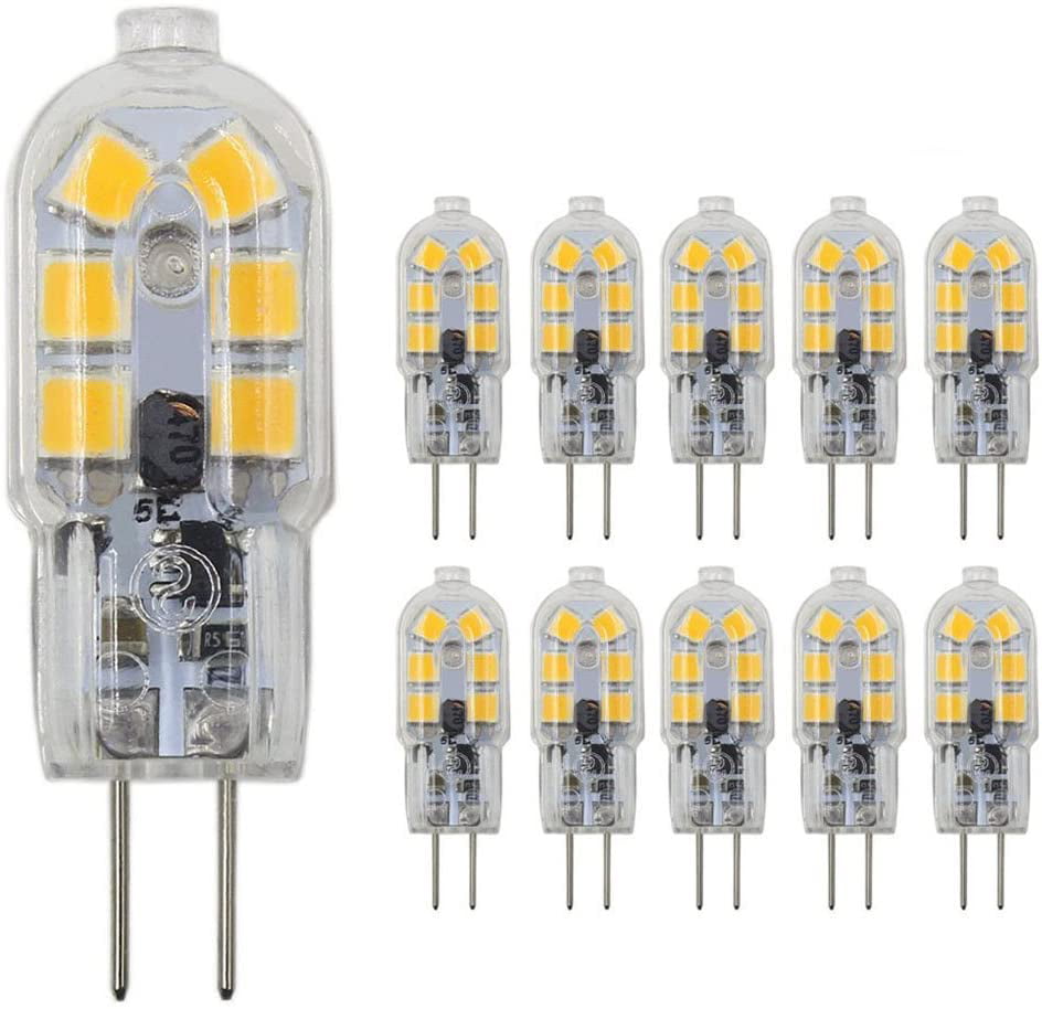 1.5W 12V Mini Capsule Light Bulb AC/DC 20W Halogen G4 Lamp Bi-Pin G4 LED Bulbs 